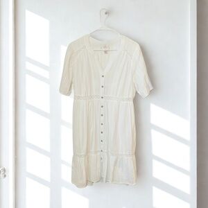 Knox Rose XXL White Cotton Dress with Polyester Lining